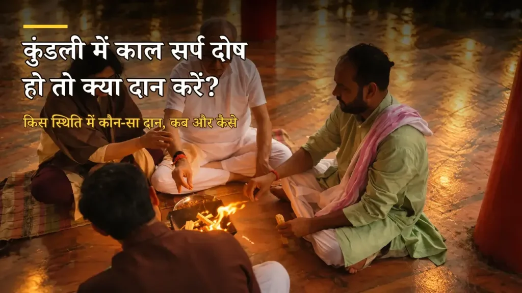 कुंडली में काल सर्प दोष हो तो क्या दान करना चाहिए? कुंडली में काल सर्प दोष हो तो क्या दान करना चाहिए